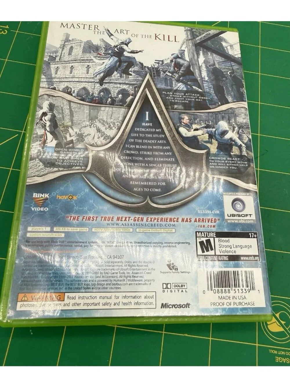 XBOX 360 Assassin's Creed Microsoft Complete